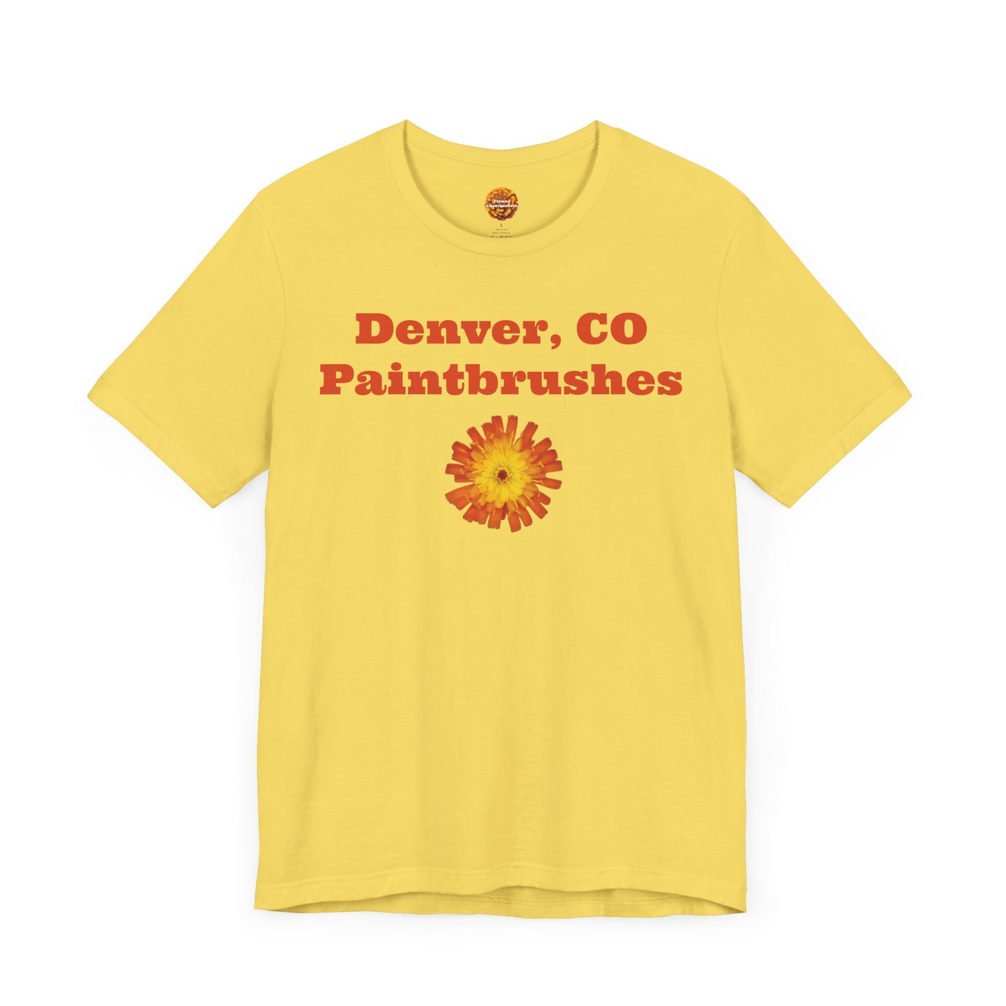 Denver, CO Paintbrushes Cheerleading T-shirt