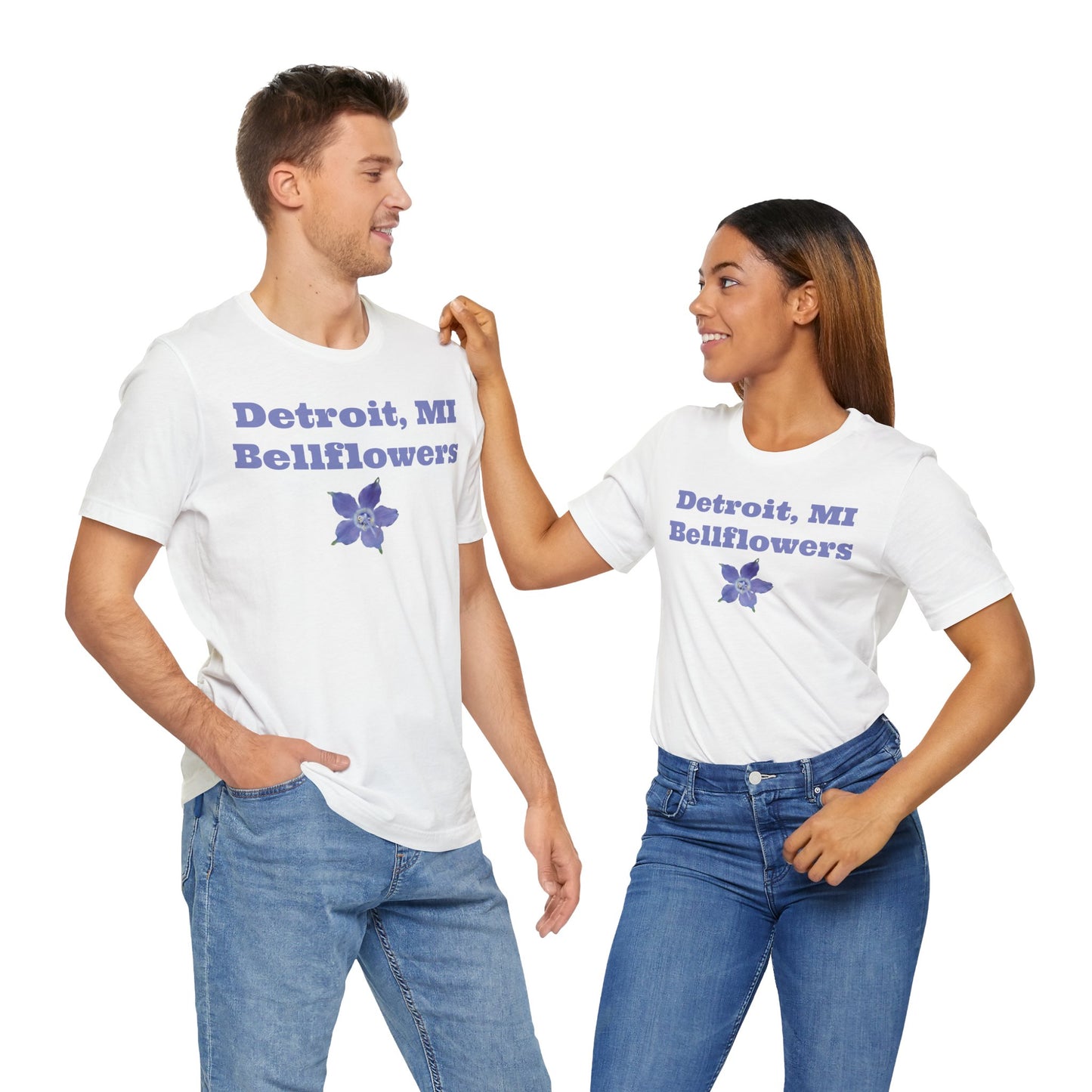 Detroit, MI Bellflowers Cheerleading T-shirt